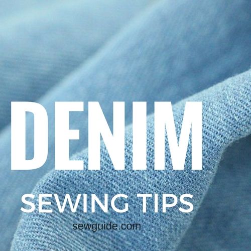 how to sew denim