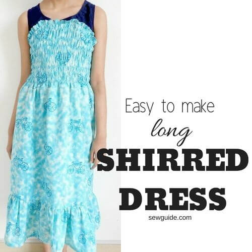 shirred dress 