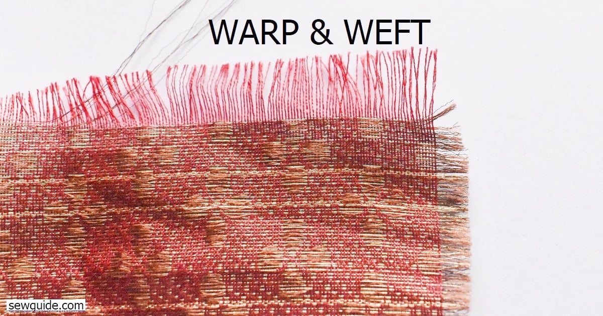 warp and weft of fabric