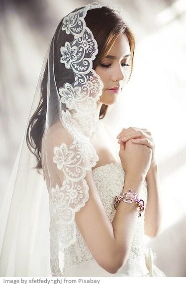 mantilla wedding bridal veils