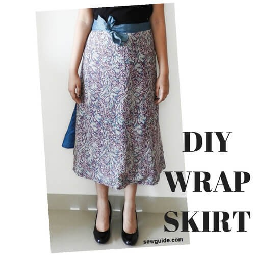 wrap skirt sewing tutorial