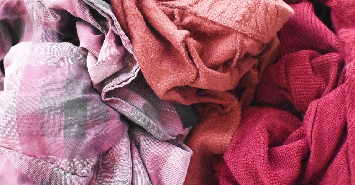 wrinkled clothes