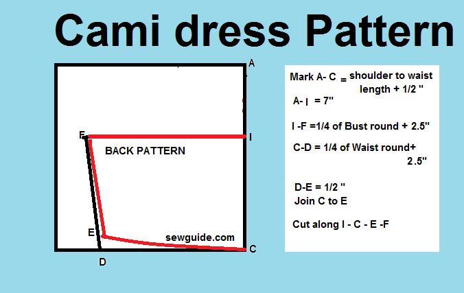 cami dress pattern