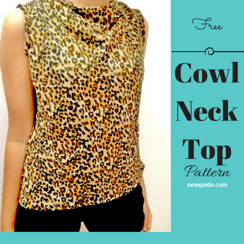 cowl neck pattern