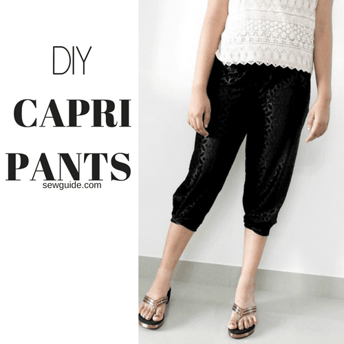capri pants sewing pattern