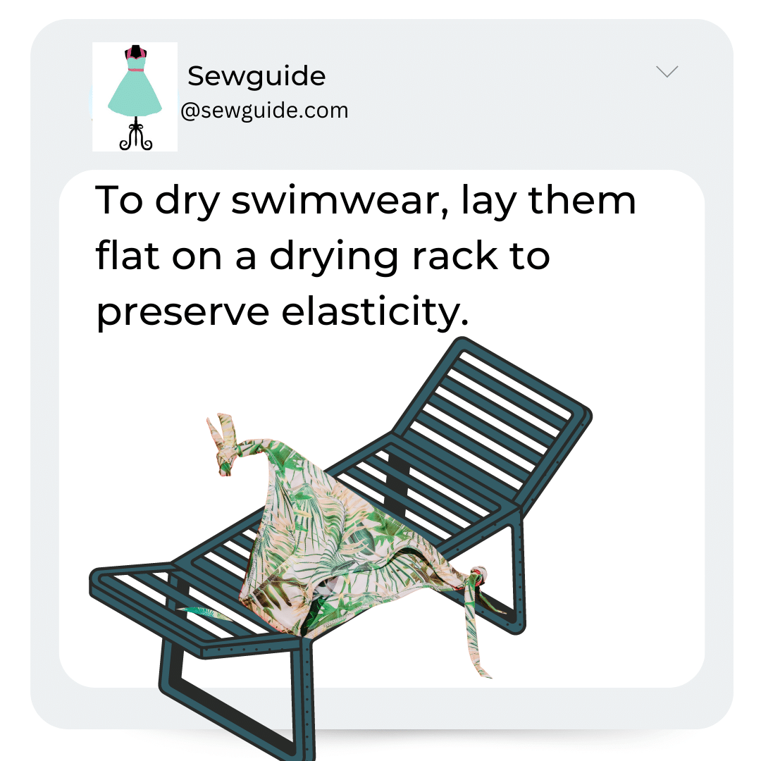 dry swimwear flat