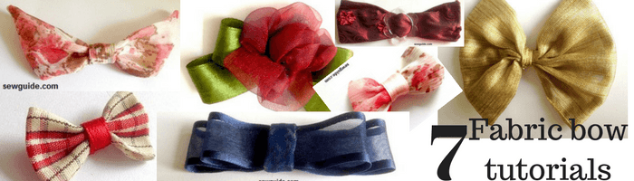 fabric bow tutorials
