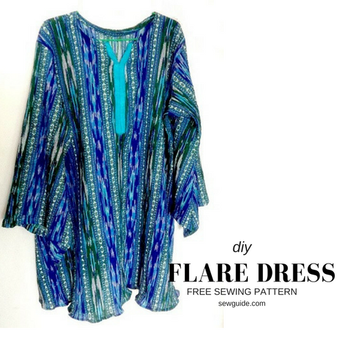 flare dress free pattern