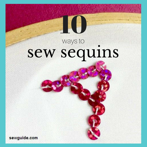 how to sew sequins