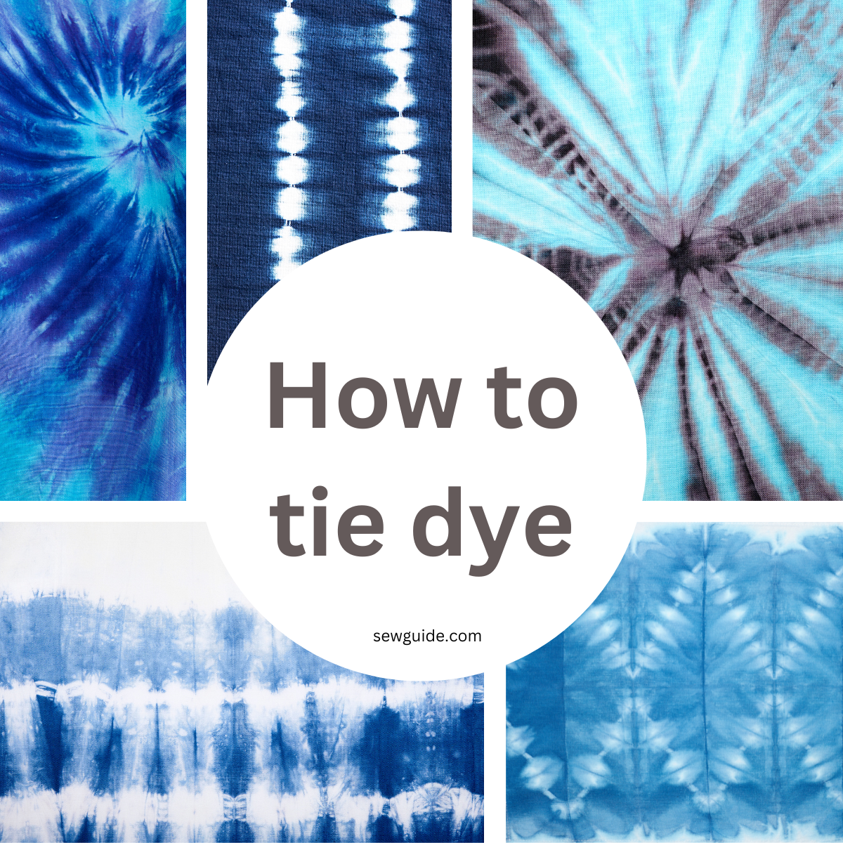 tie dying - step by step method