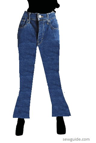 different types of jeans -boot cut jeans