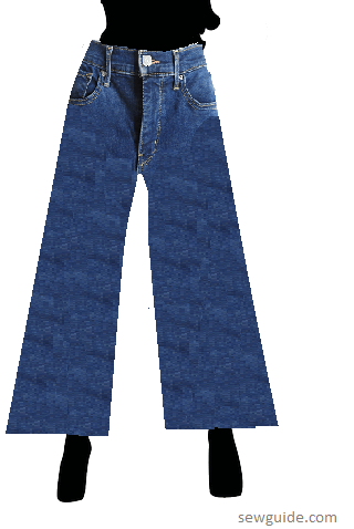 jeans types -flared jeans