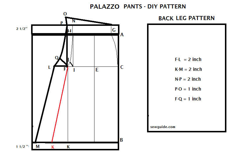 How to make a palazzo pants