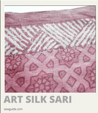 Art silk sari