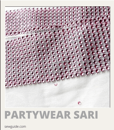sari different kinds -party wear