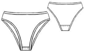 Sew patterns for underwears - free patterns and tutorials