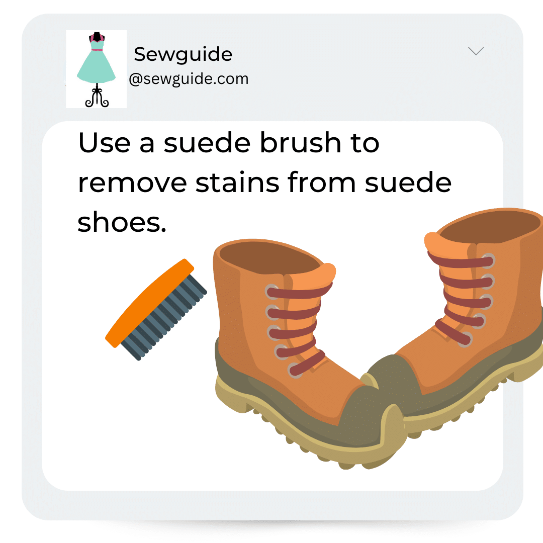 suede shoes -brush